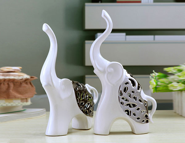 Bán cặp voi sứ trang trí giá rẻ tại TpHCM